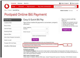 How are the online portals helpful in making Vodafone postpaid bill