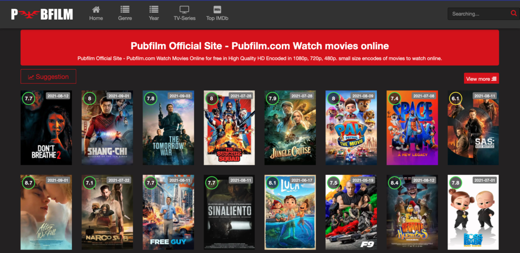 Pubfilm – Does it Work in 2021? 12 Best Alternatives